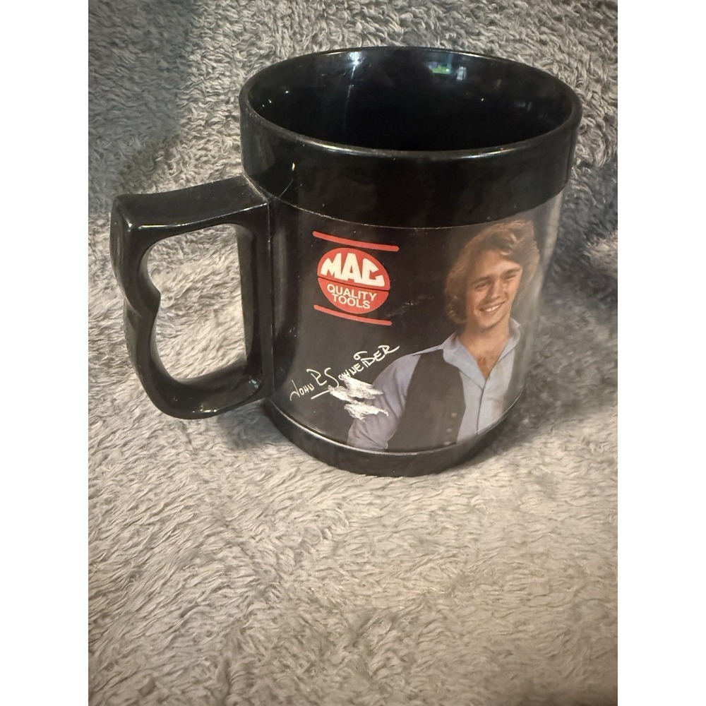 Vtg MAC Tools Promotional THERMO-SERV Coffee Cup Mug - John Schneider